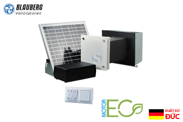 Quạt cấp khí tươi hồi nhiệt Blauberg Vento Solar V60 SPro2
